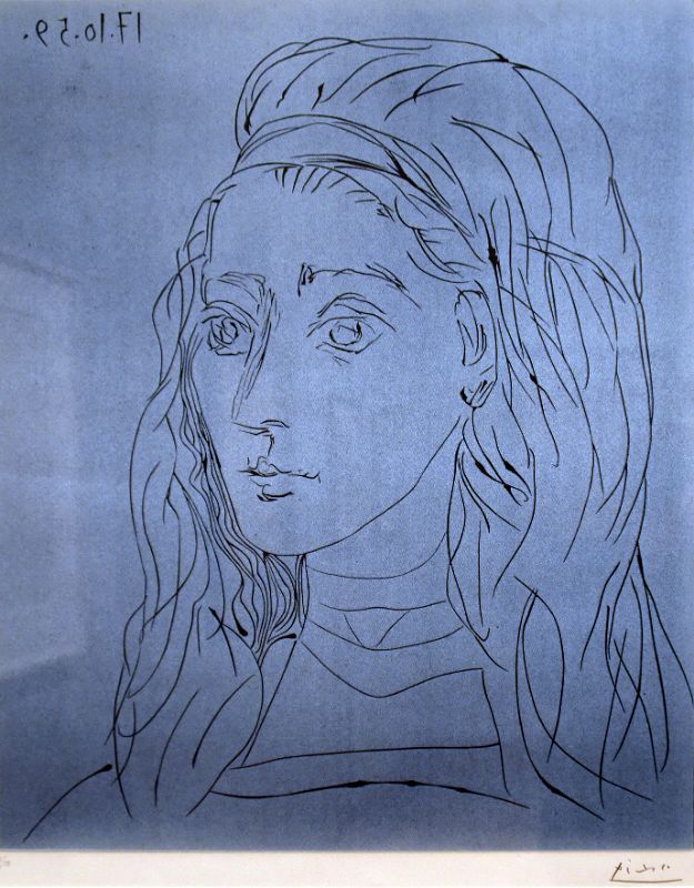 Pablo Picasso 1959 Jacqueline - New York Metropolitan Museum Of Art